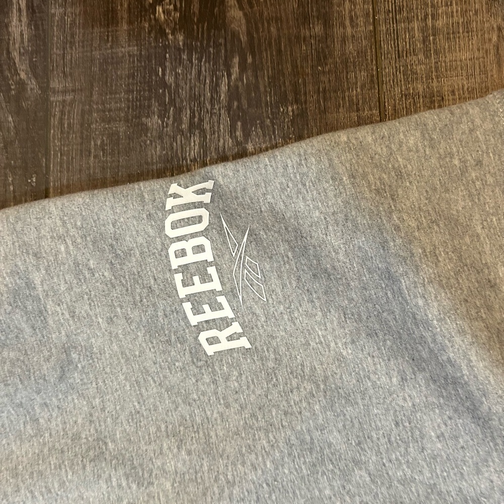 Reebok Heather Gray Workout Shorts - Picture 2 of 4